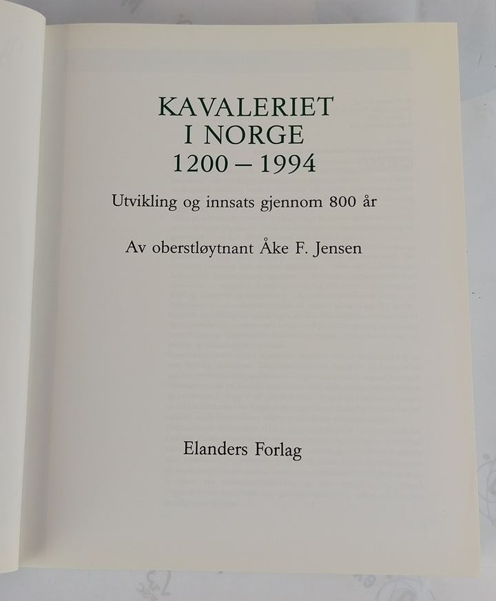 Kavaleriet i Norge 1200 - 1994
