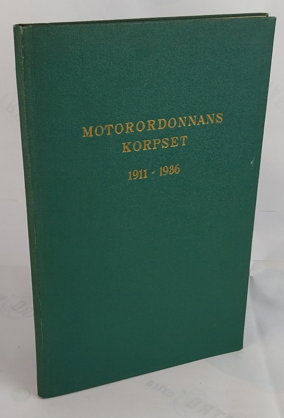 Motorordonnans Korpset 1911 - 1936