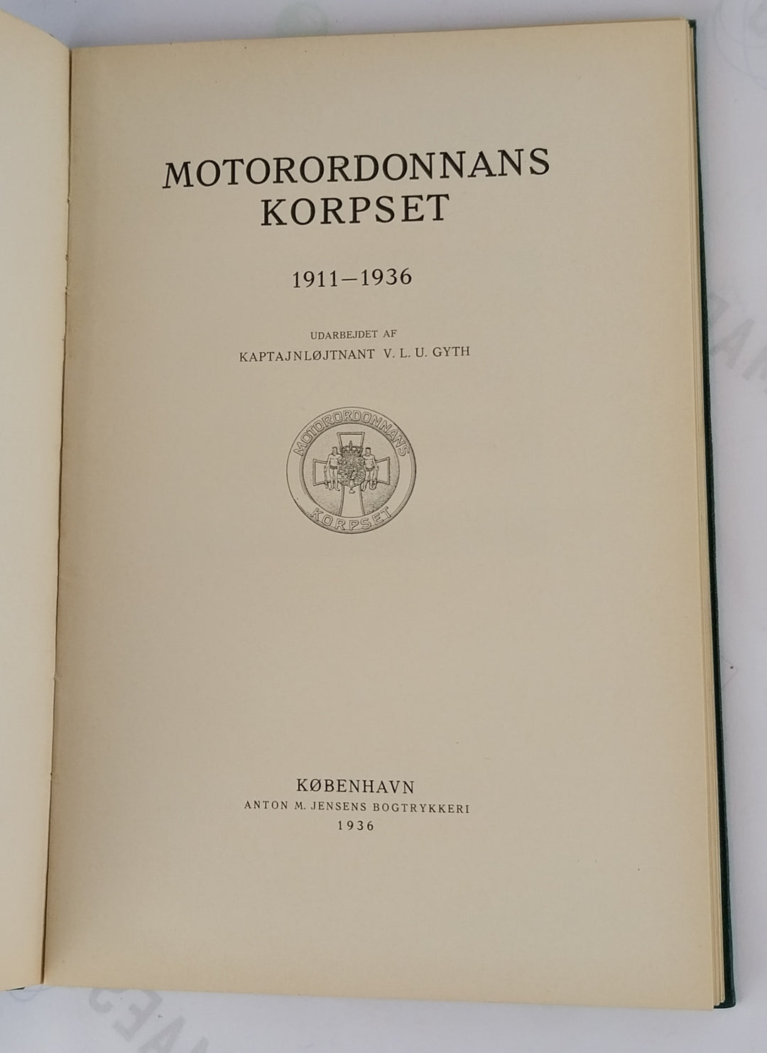 Motorordonnans Korpset 1911 - 1936