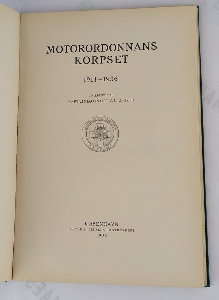 Motorordonnans Korpset 1911 - 1936