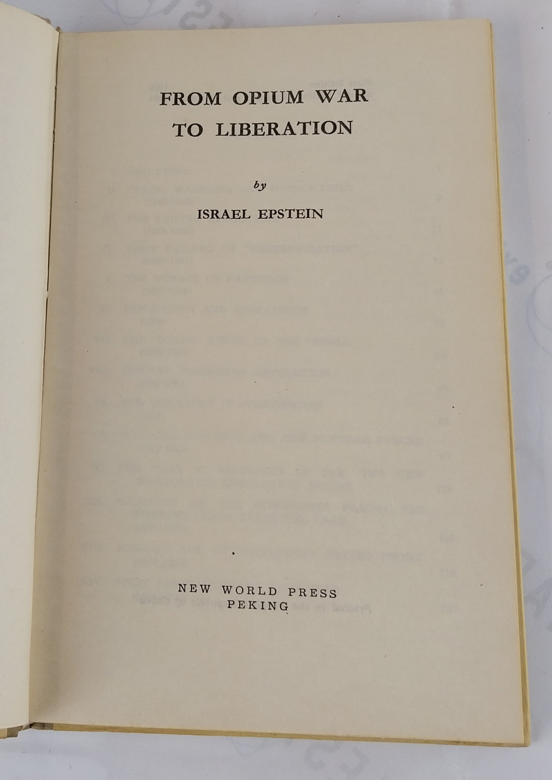 From Opium War to Liberation
