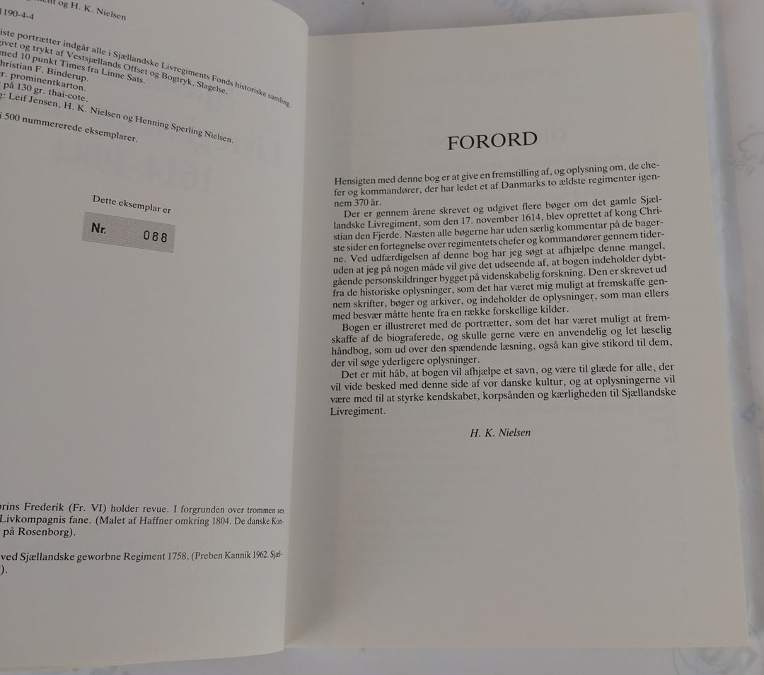 Sjællandske Livregiments chefer 1614-1984