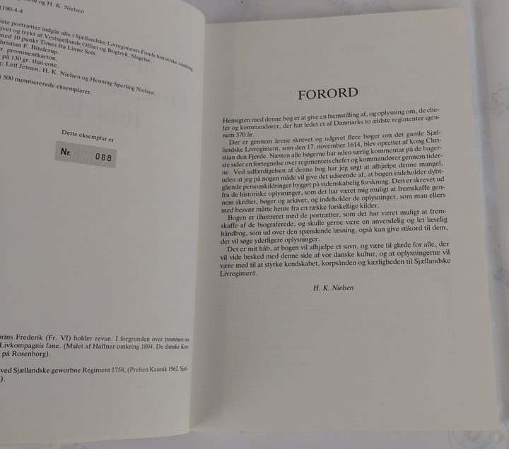 Sjællandske Livregiments chefer 1614-1984