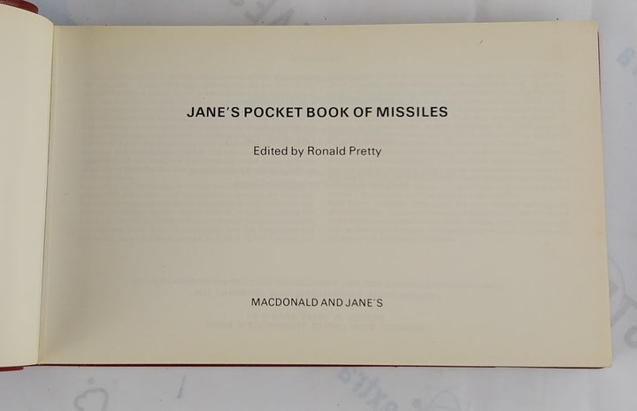 Missiles Jane's Pocket Book 10