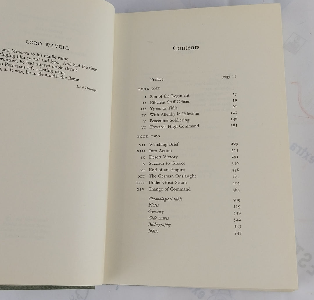 Wavell. Scholar and Soldier