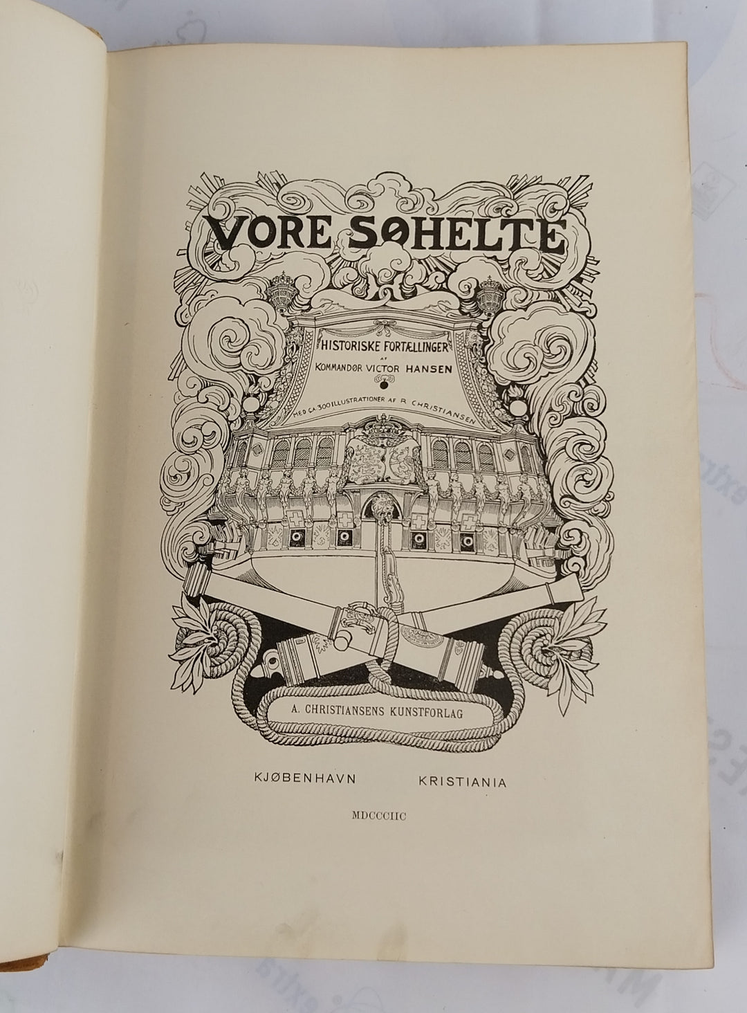 Vore søhelte. Historiske Fortællinger.