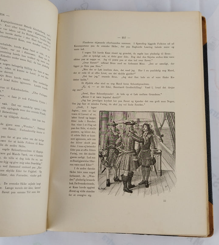 Vore søhelte. Historiske Fortællinger.