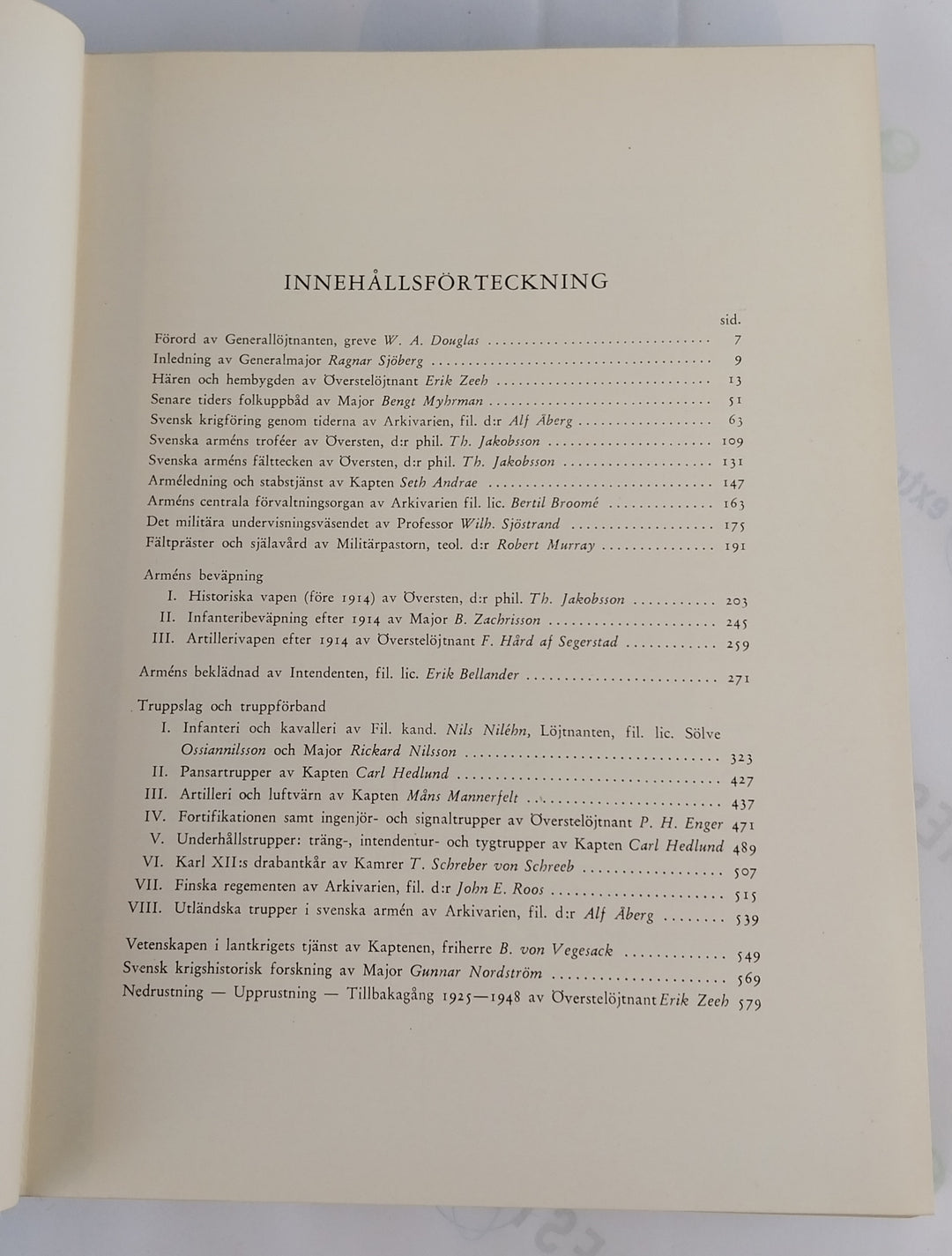 Svenska Armén genom tiderna