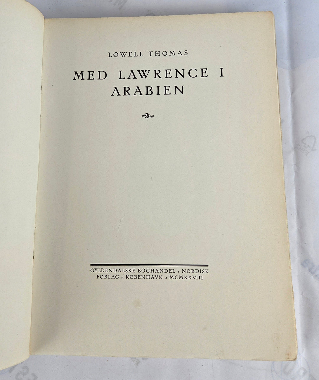 Med Lawrence i Arabien