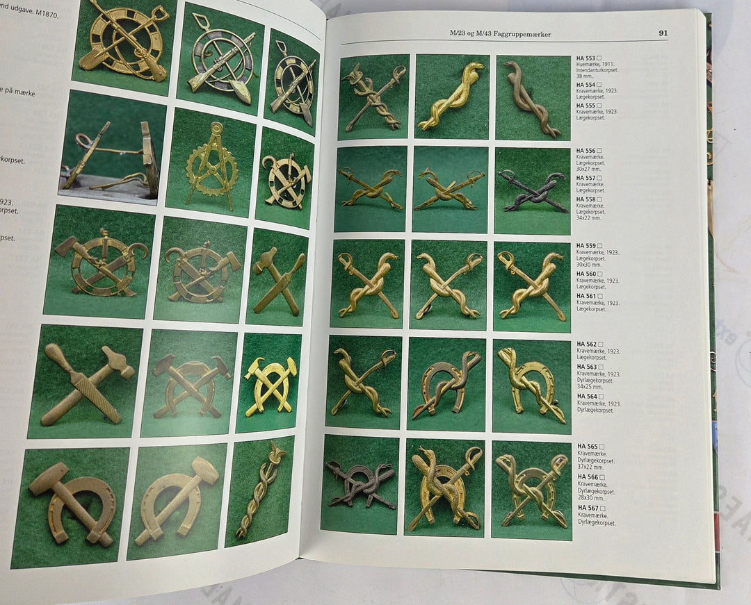 Forsvarets mærker: Den Danske Hær - Del I