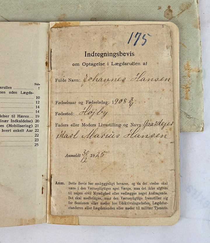 Soldaterbog 1929