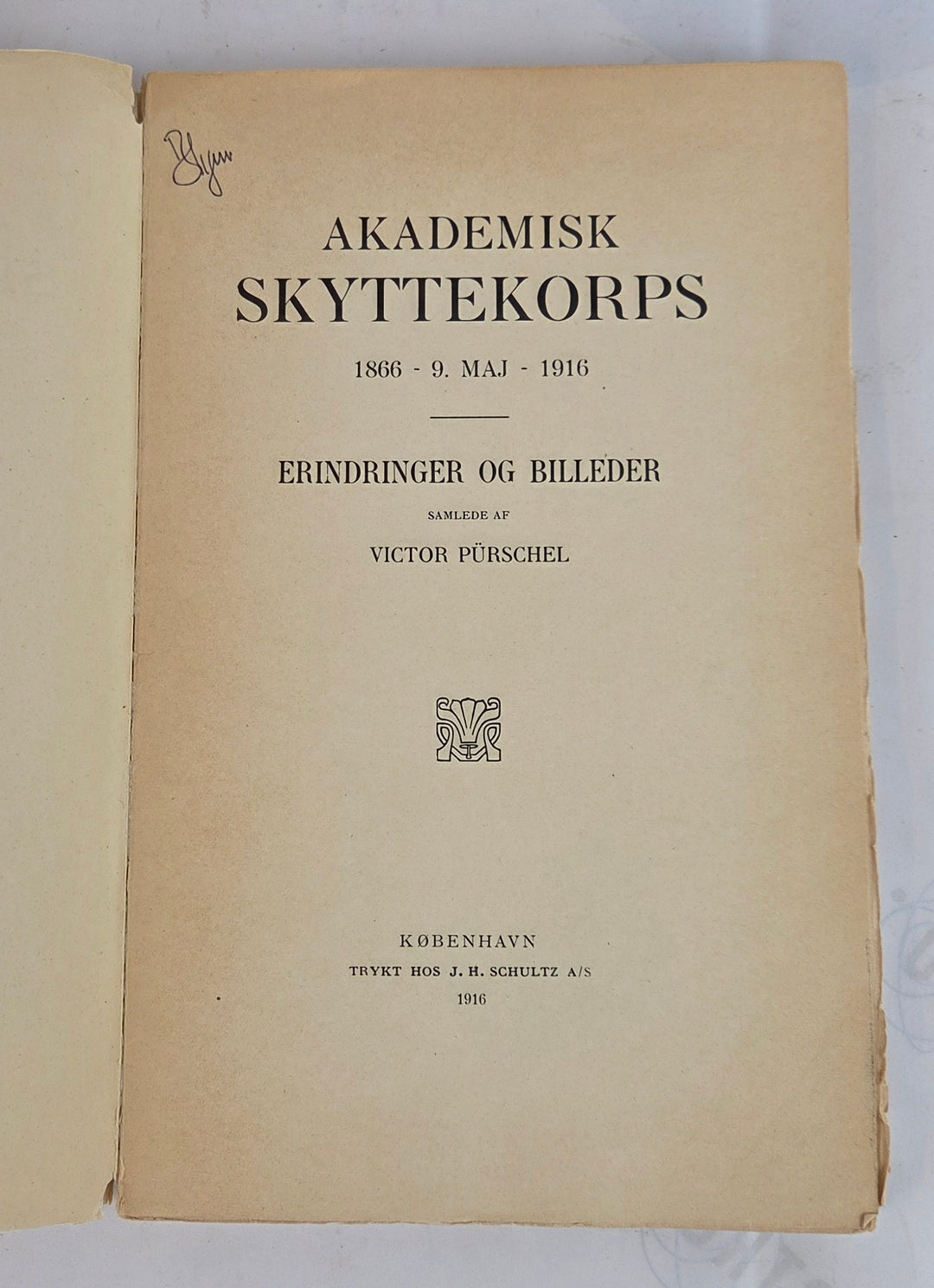 Akademisk Skyttekorps. 1866 - 9. maj - 1916.