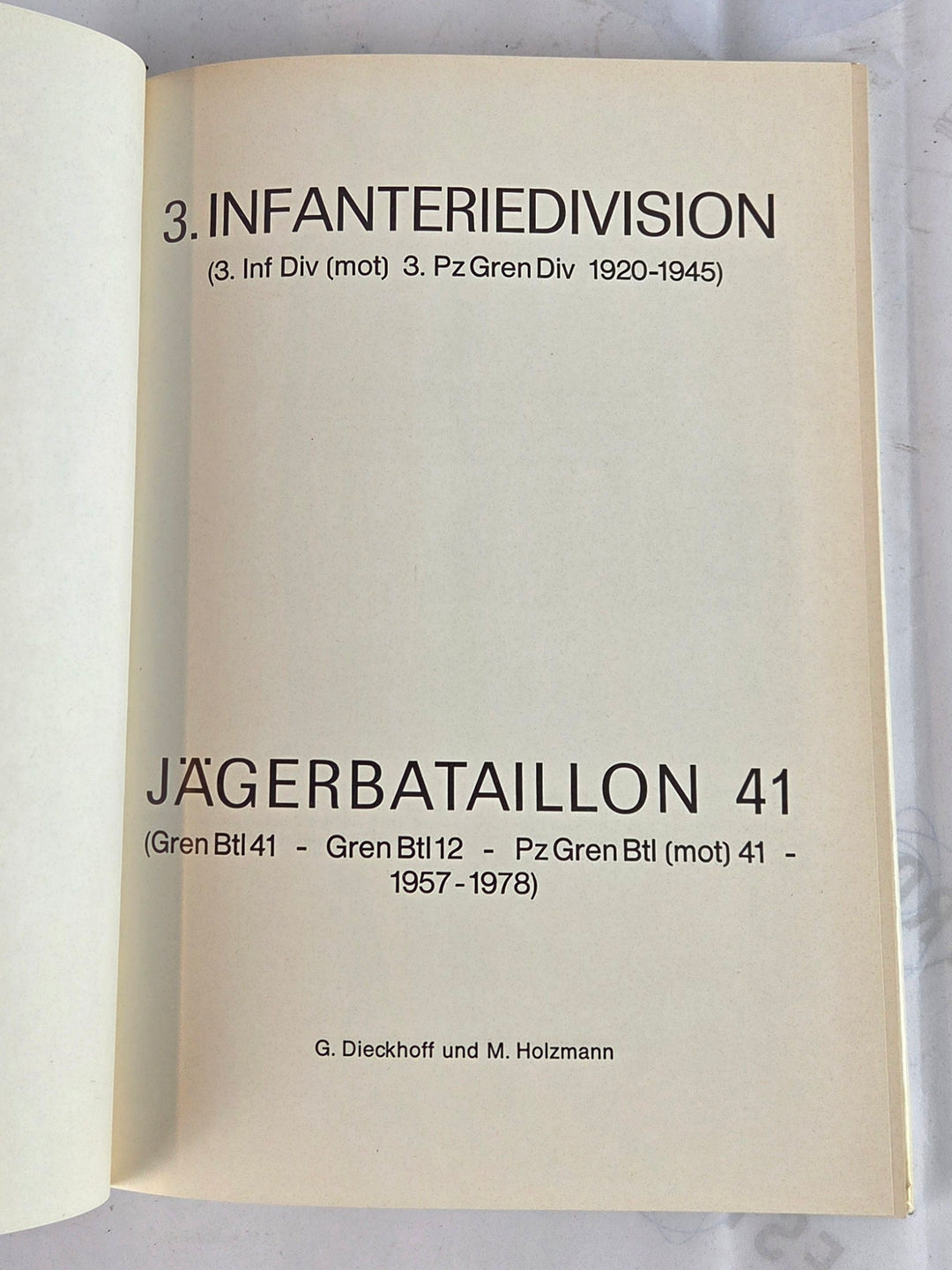 Infanterie gestern und heute