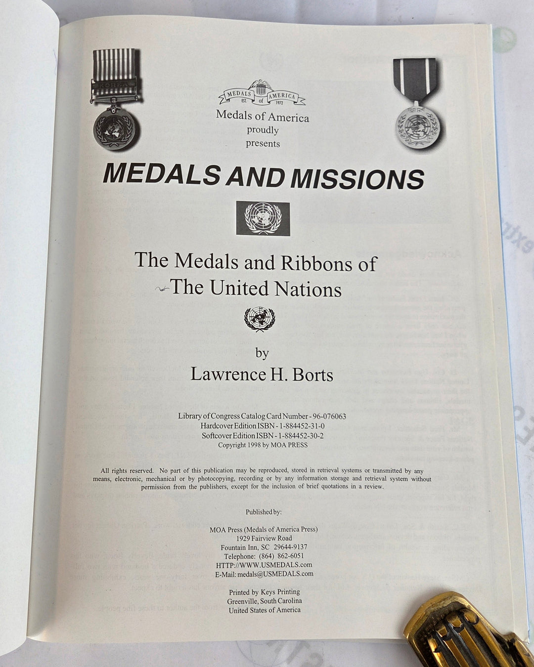 United Nations Medals and Missions. The Medals and Ribbons of the United Nations
