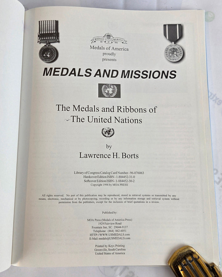 United Nations Medals and Missions. The Medals and Ribbons of the United Nations