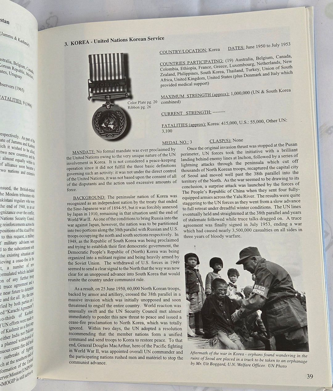 United Nations Medals and Missions. The Medals and Ribbons of the United Nations