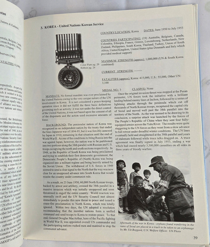 United Nations Medals and Missions. The Medals and Ribbons of the United Nations