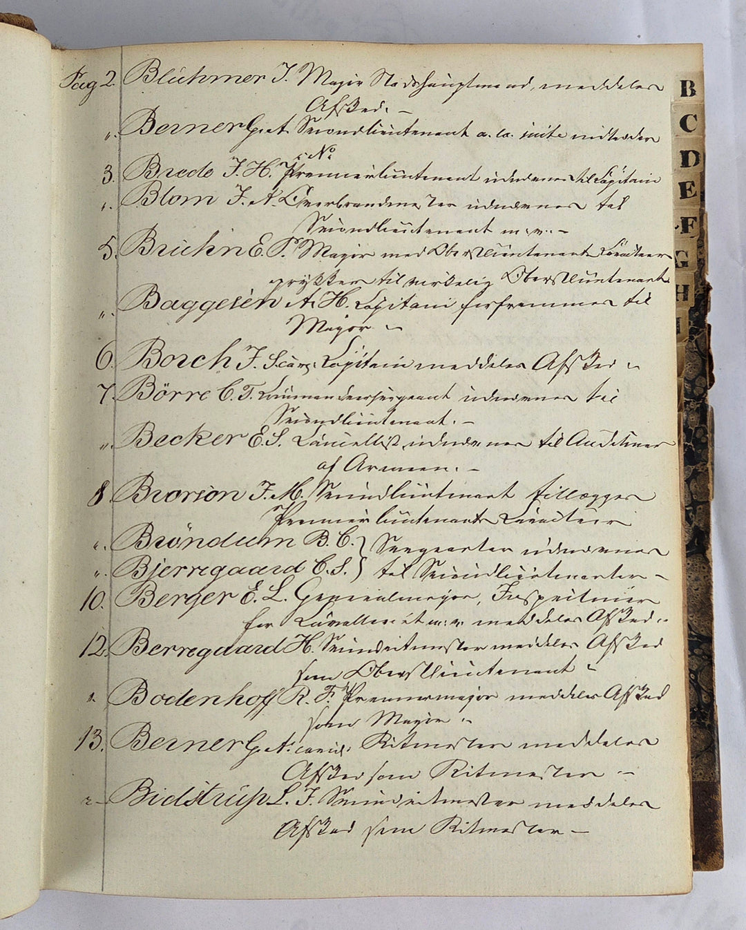 Bekiendtgiørelse af Avancement, Forflyttelse og afgang. 1842