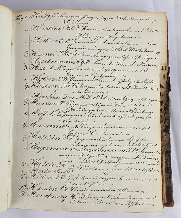 Bekiendtgiørelse af Avancement, Forflyttelse og afgang. 1842