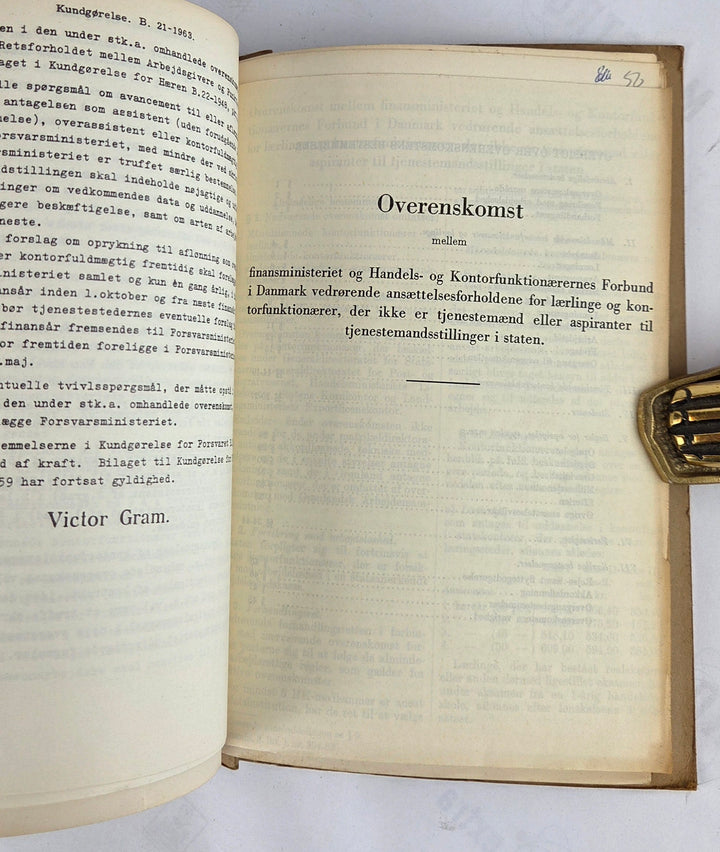 Forsvarsministeriets kundgørelser for forsvaret. B. for året 1963