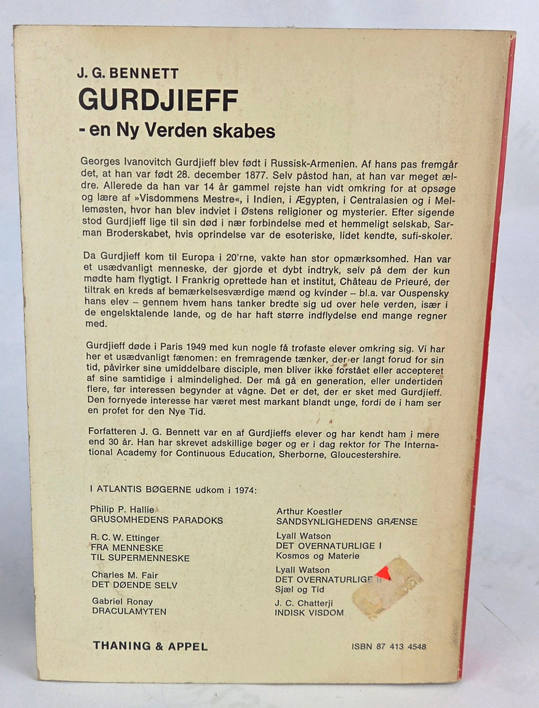 Gurdjieff - En Ny Verden skabes