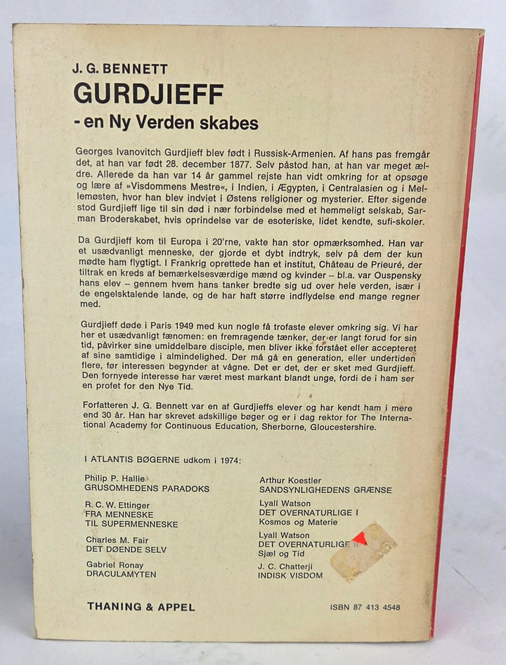 Gurdjieff - En Ny Verden skabes