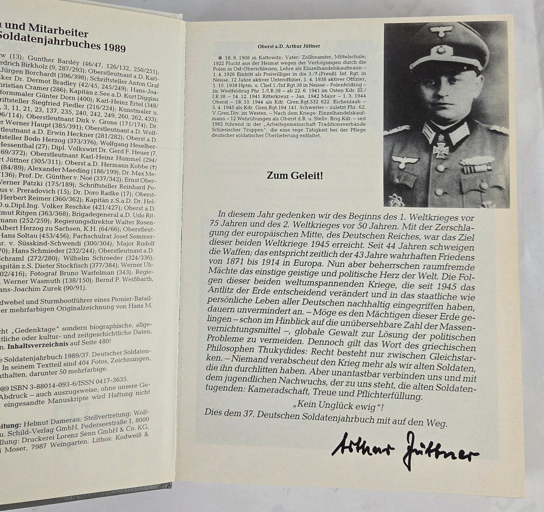 Deutsches Soldatenjahrbuch 1989