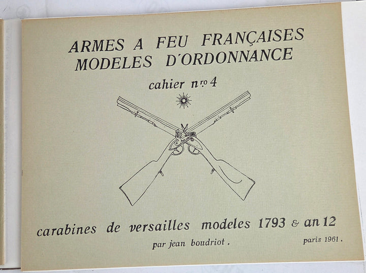 Armes a Feu Francaises Modeles Reglementaires