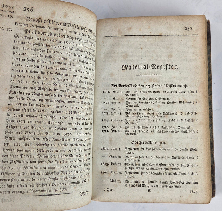 Samling af de trykte Forordninger, Plakater, Patenter &c. Anden deel 1788-1805