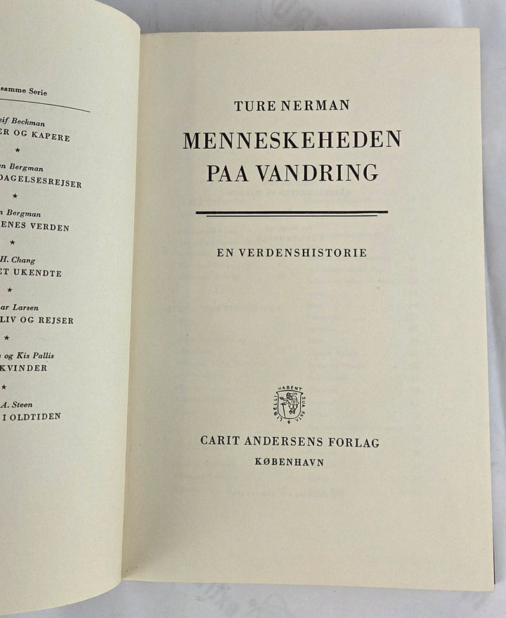 Menneskeheden paa vandring
