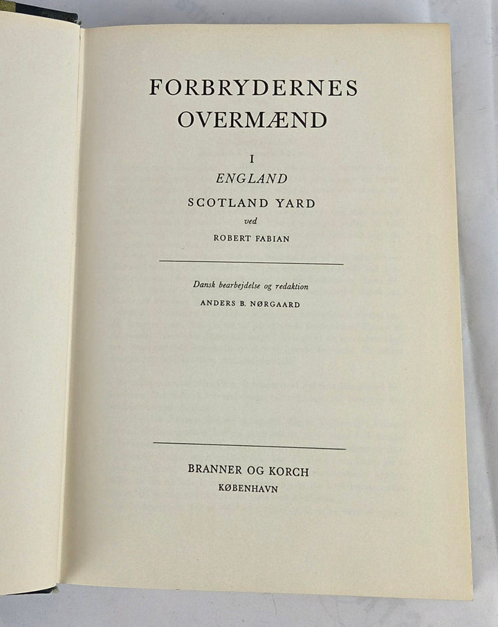 Forbrydernes overmænd. 5 bind