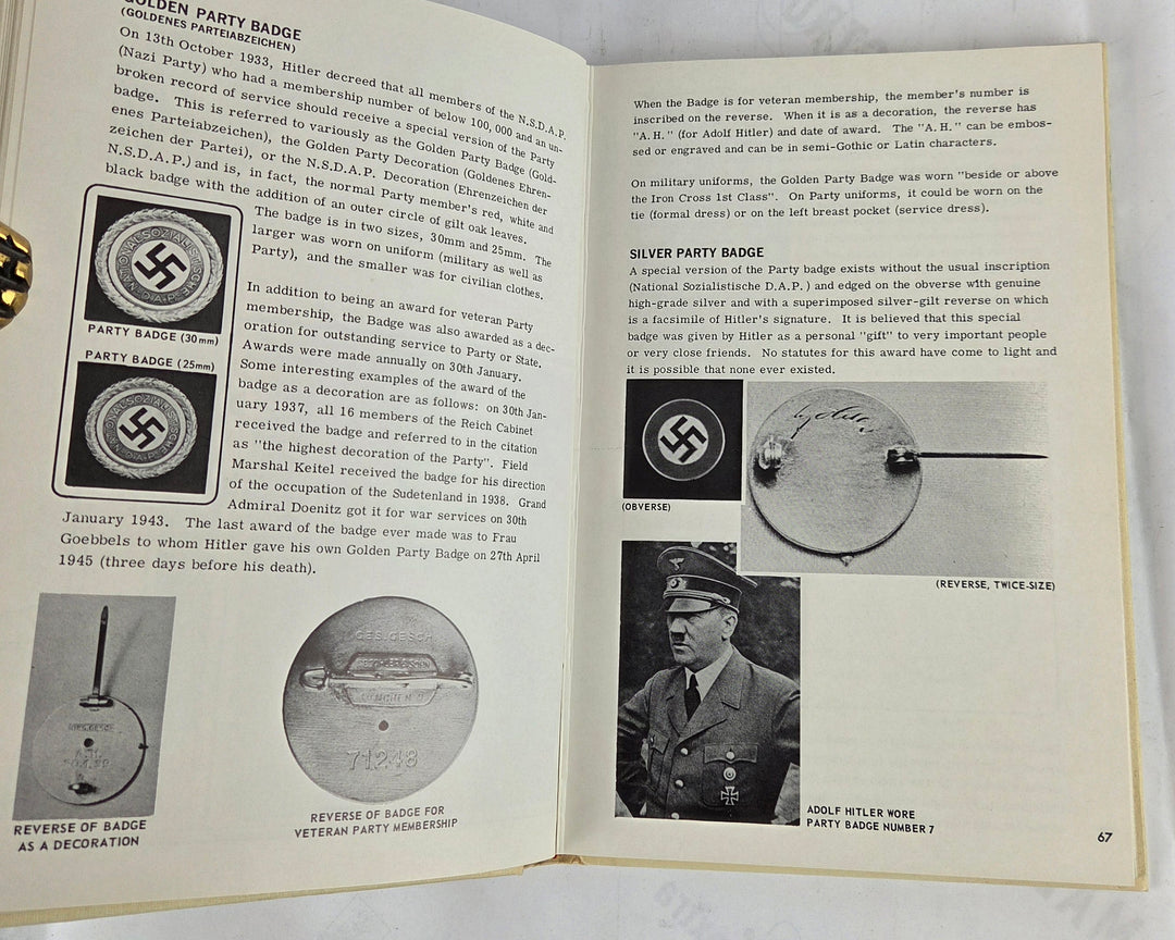 Orders, Decorations, Medals and Badges of the Third Reich