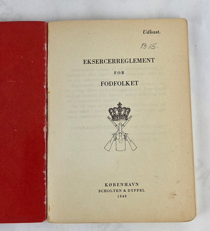 Eksercerreglement for Fodfolket