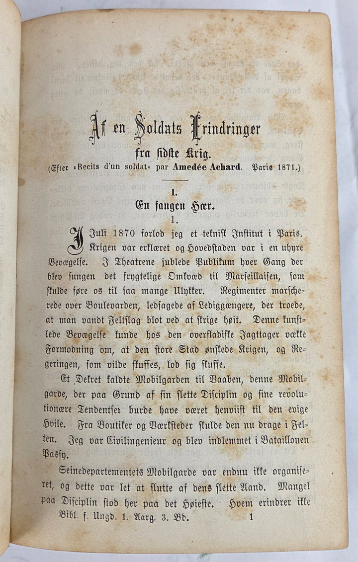 Bibliothek for ungdommen. Aargang 1872