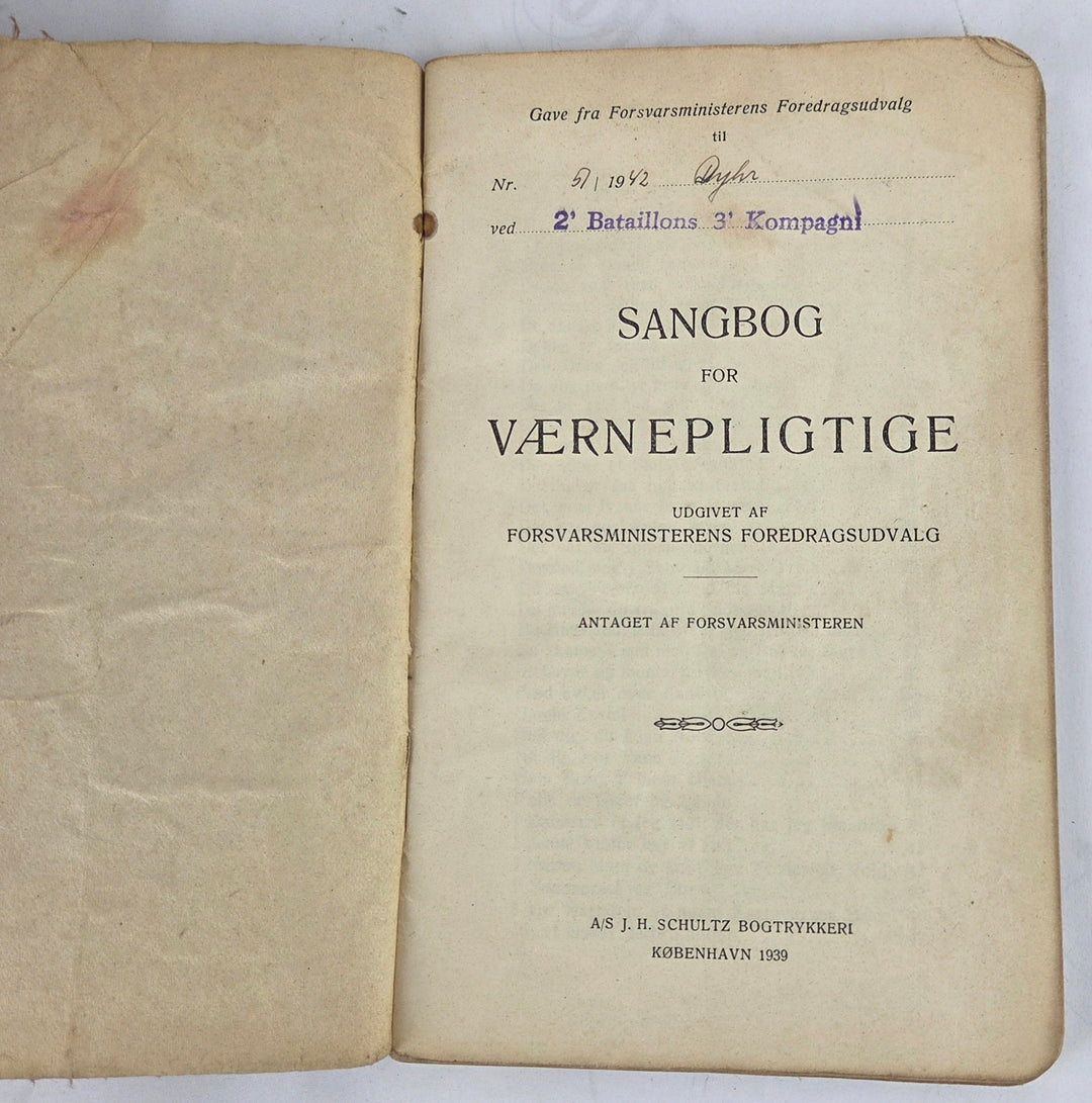 Sangbog for Værnepligtige