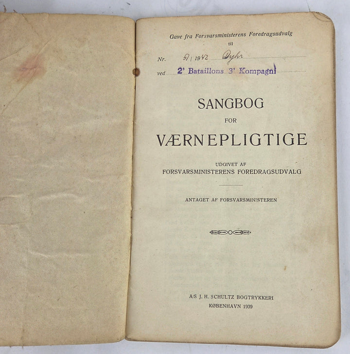 Sangbog for Værnepligtige