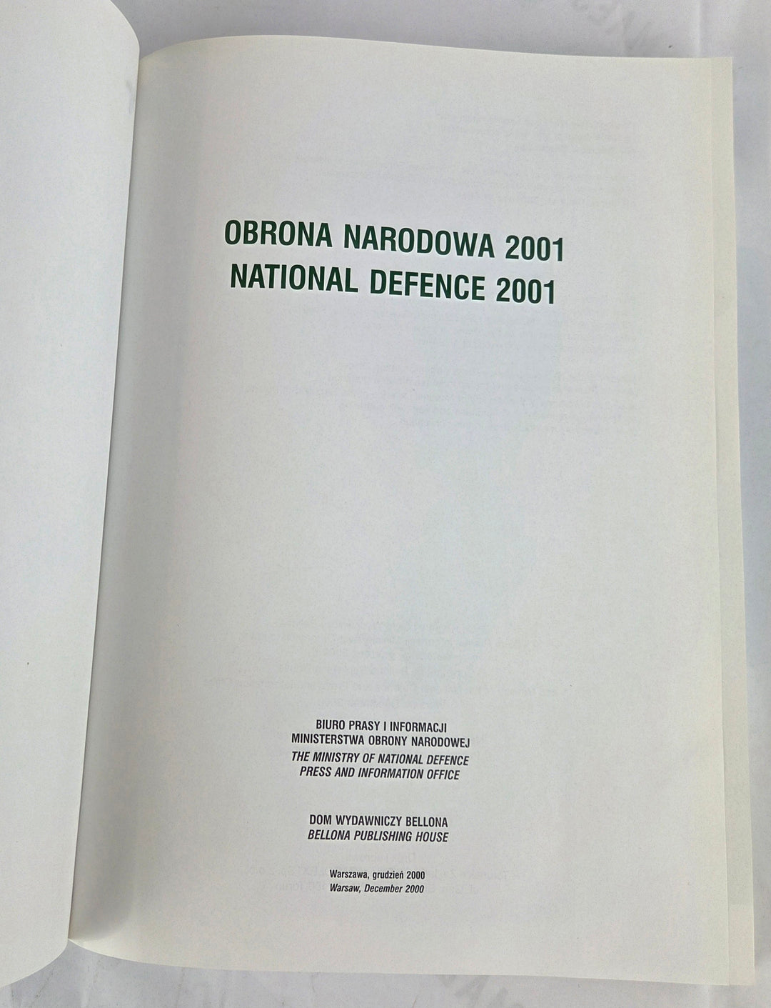 National Defence 2001 (Obrona Narodowa 2001)
