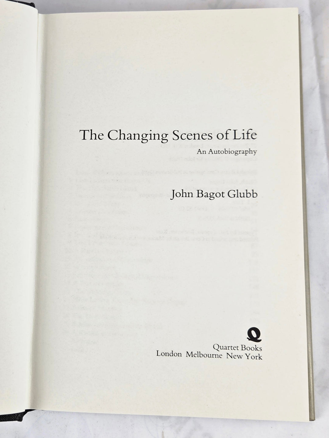 The Changing Scenes of Life: An Autobiography
