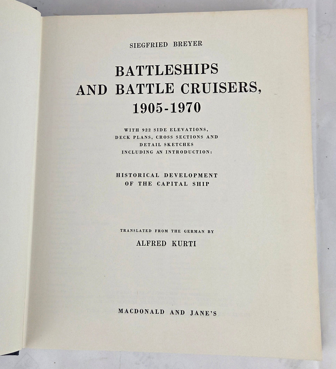 Battleships and battle cruisers, 1905-1970