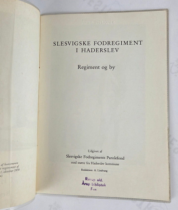 Slesvigske Fodregiment i Haderslev