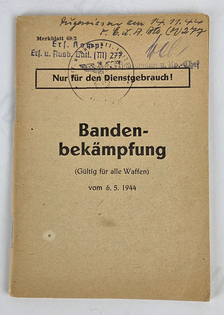Bandenbekämpfung (Gültig für alle Waffen) vom 6. 5. 1944