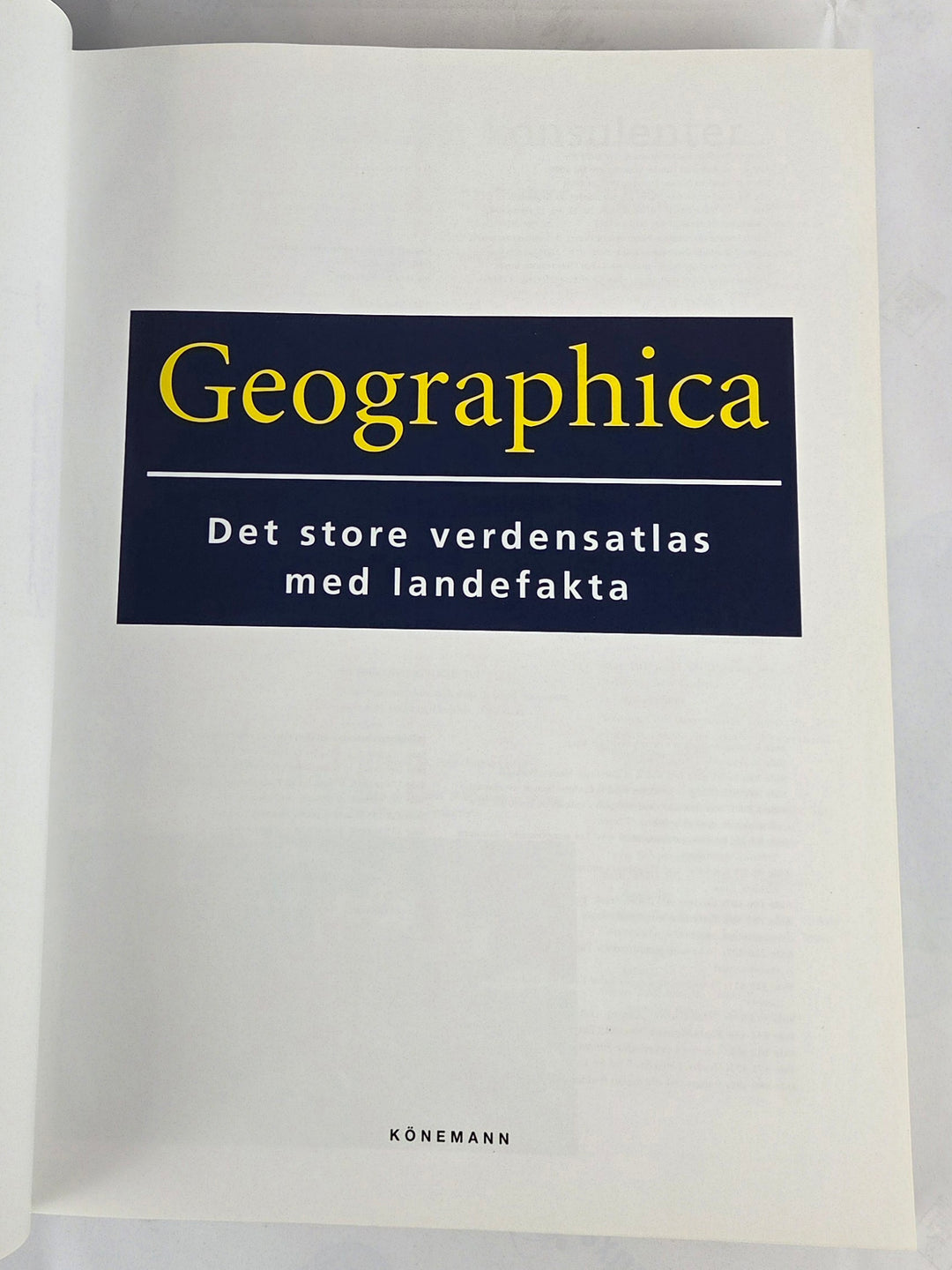 Geographica - det store verdensatlas med landefakta