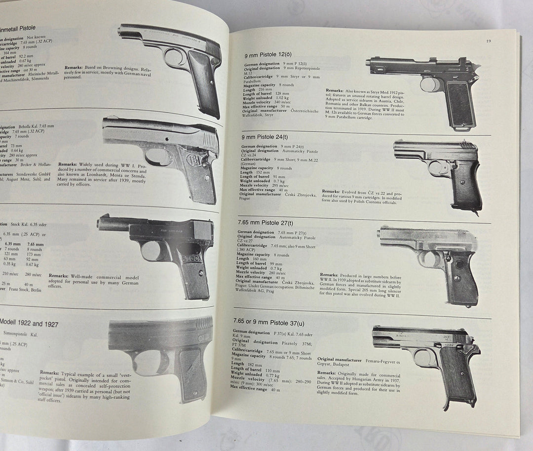 Small Arms Artillery and Special Weapons of the Third Reich, An encyclopedic survey