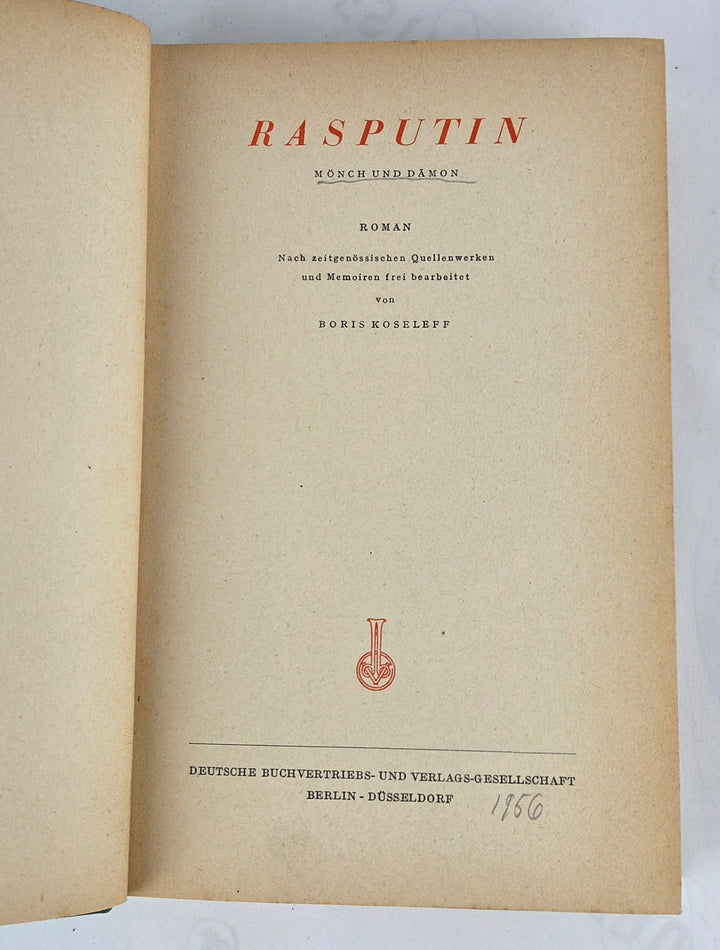 Rasputin. Mönch und Dämon