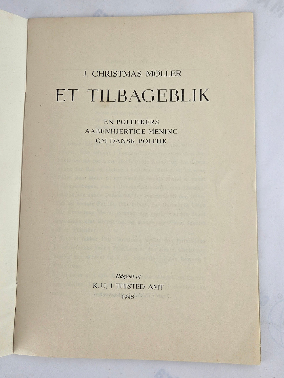 Et tilbageblik