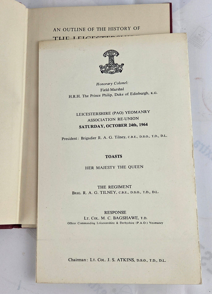 An Outline Of The History Of The Leicestershire (Prince Albert's Own) Yeomanry