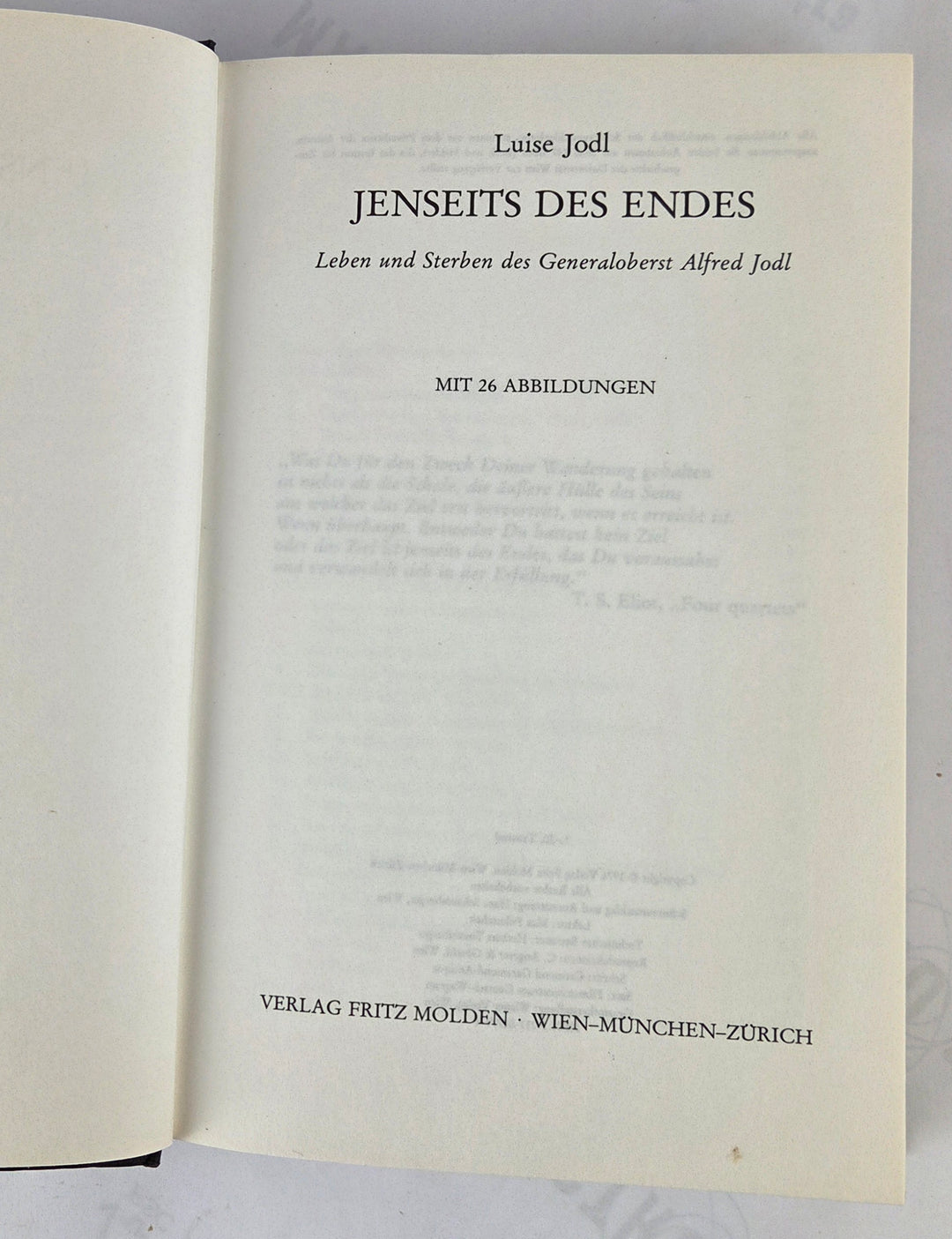 Jenseits des Endes. Leben und Sterben des Generaloberst Alfred Jodl