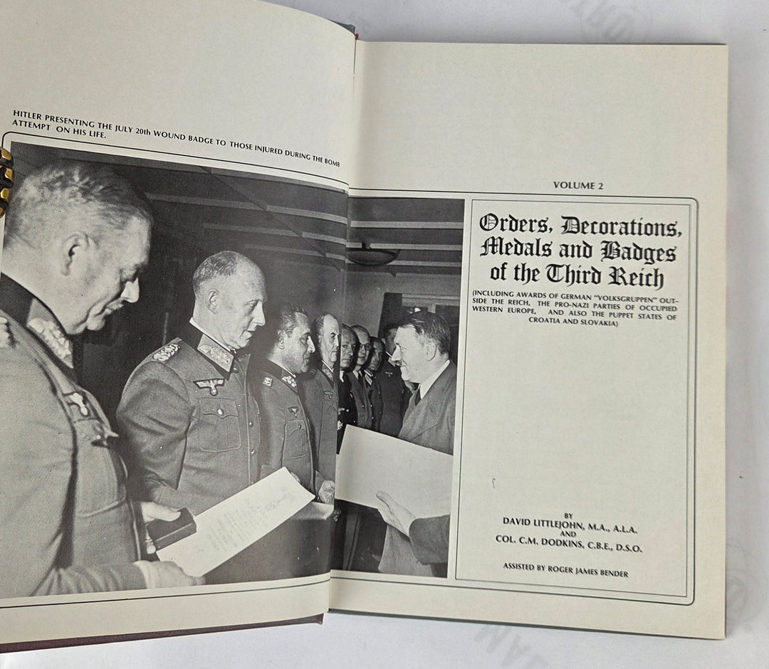 Orders, Decorations, Medals and Badges of the Third Reich. Volume 2