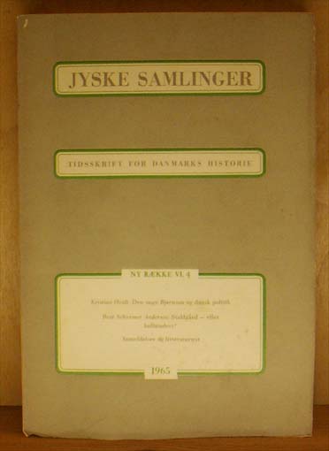 Jyske samlinger. Ny række VI, 4