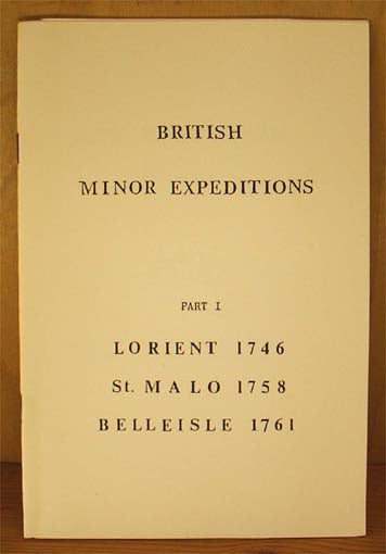 British Minor Expeditions part I.- Lorient 1746,